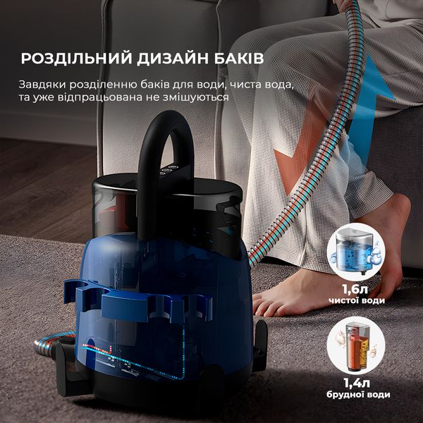 Пилосос з функцією чищення меблів Deerma Suction Vacuum Cleaner (DEM-BY200) DEM-BY200 фото