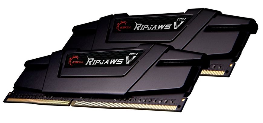 Модуль пам`ятi DDR4 2x8GB/3200 G.Skill Ripjaws V Black (F4-3200C16D-16GVKB) F4-3200C16D-16GVKB фото