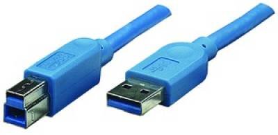 Кабель Atcom USB - USB Type-B V 3.0 (M/M), 3 м, blue (12824) 12824 фото