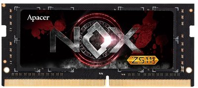 Модуль пам`ятi SO-DIMM 8GB/3200 DDR4 Apacer NOX Black (A4S08G32CLYBDAA-1) A4S08G32CLYBDAA-1 фото