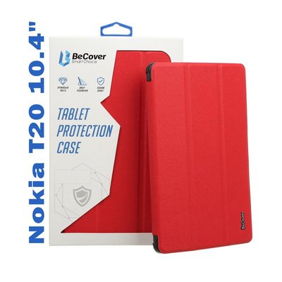Чохол-книжка BeCover Smart для Nokia T20 10.4" Red (708045) 708045 фото