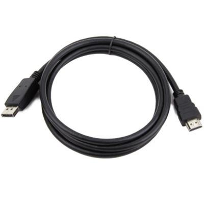 Кабель Cablexpert DisplayPort - HDMI (M/M), 1.8 м, Black (CC-DP-HDMI-6) CC-DP-HDMI-6 фото