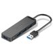 Концентратор Vention 4-Port з micro USB живленням 0.15M Black (CHLBB) CHLBB фото 1