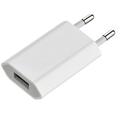 Мережевий зарядний пристрій Apple iPod/iPhone (1USBx1A) 1000mAh White (D02089) D02089 фото