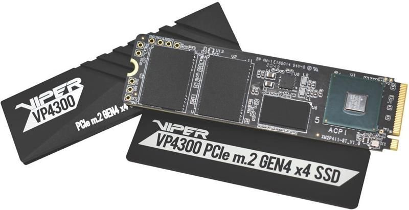 Накопичувач SSD 2TB Patriot VP4300 M.2 2280 PCIe 4.0 x4 3D TLC (VP4300-2TBM28H) VP4300-2TBM28H фото