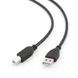 Кабель Cablexpert USB - USB Type-B V 2.0 (M/M), 3.0 м, чорний (CCP-USB2-AMBM-10) CCP-USB2-AMBM-10 фото 1