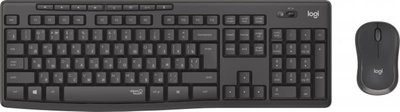 Комплект (клавiатура, миша) бездротовий Logitech MK295 Combo Black USB (920-009800) 920-009800 фото