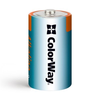 Батарейка ColorWay Alkaline Power D/LR20 BL 2шт CW-BALR20-2BL фото