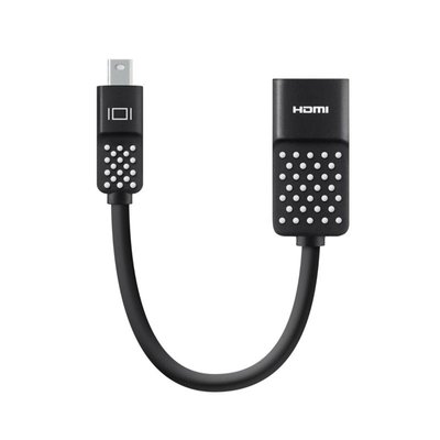 Адаптер Belkin mini DisplayPort - HDMI (M/F), 0.12 м, Black (F2CD079bt) F2CD079bt фото