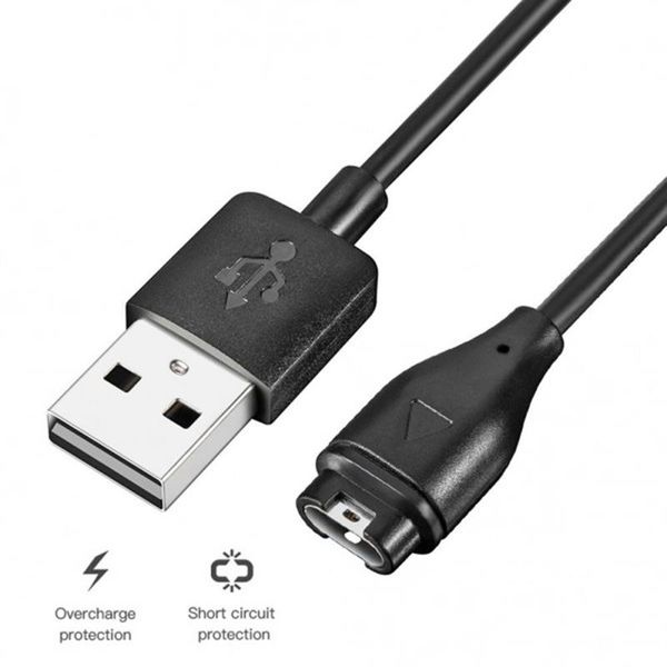 Кабель SK USB для Garmin Forerunner 935 945 245 245M Music 45 45S Approach S40 S60 X10 X40 Black (801201777F) 801201777F фото