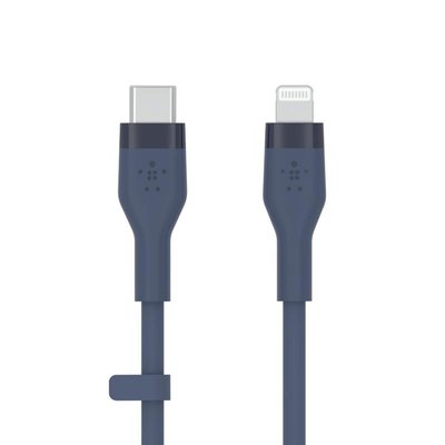 Кабель Belkin BoostCharge Flex USB Type-C - Lightning (M/M), 1 м, Blue (CAA009bt1MBL) OEM CAA009bt1MBL-OEM фото