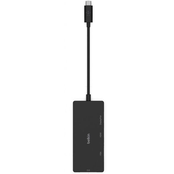 Концентратор USB Type-C Belkin HDMI, VGA, DVI, DisplayPort Black (AVC003BTBK) AVC003BTBK фото