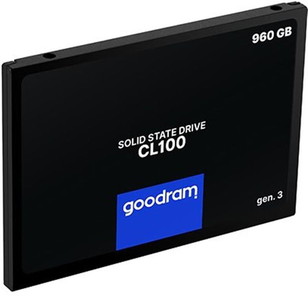 Накопичувач SSD 960GB Goodram CL100 GEN.3 2.5" SATAIII 3D TLC (SSDPR-CL100-960-G3) SSDPR-CL100-960-G3 фото
