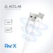 Кабель ACCLAB PwrX USB - Lightning (M/M), 20 W, 1.2 м, White (1283126559549) 1283126559549 фото 2