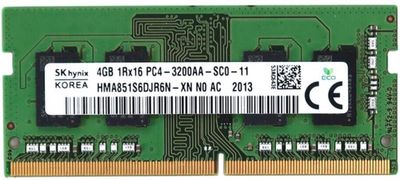 Модуль пам`яті SO-DIMM 4GB/3200 DDR4 Hynix (HMA851S6DJR6N-XN) HMA851S6DJR6N-XN фото