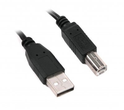 Кабель Maxxter USB - USB Type-B V 2.0 (M/M), 3 м, чорний (U-AMBM-10) U-AMBM-10 фото