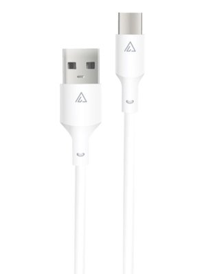 Кабель ACCLAB PwrX USB - USB Type-C (M/M), 30 W, 1.2 м, White (1283126559532) 1283126559532 фото