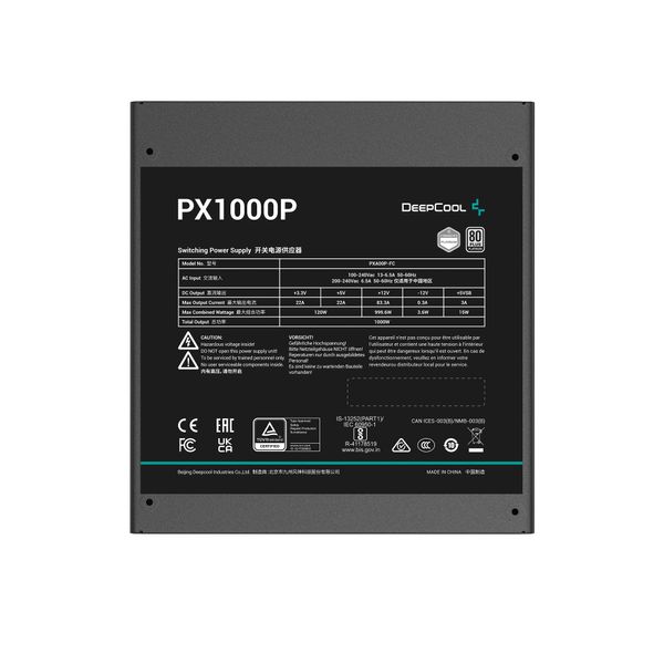 Блок живлення DeepCool PX1000P (R-PXA00P-FC0B-EU) 1000W R-PXA00P-FC0B-EU фото