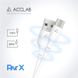 Кабель ACCLAB PwrX USB - USB Type-C (M/M), 30 W, 1.2 м, White (1283126559532) 1283126559532 фото 2