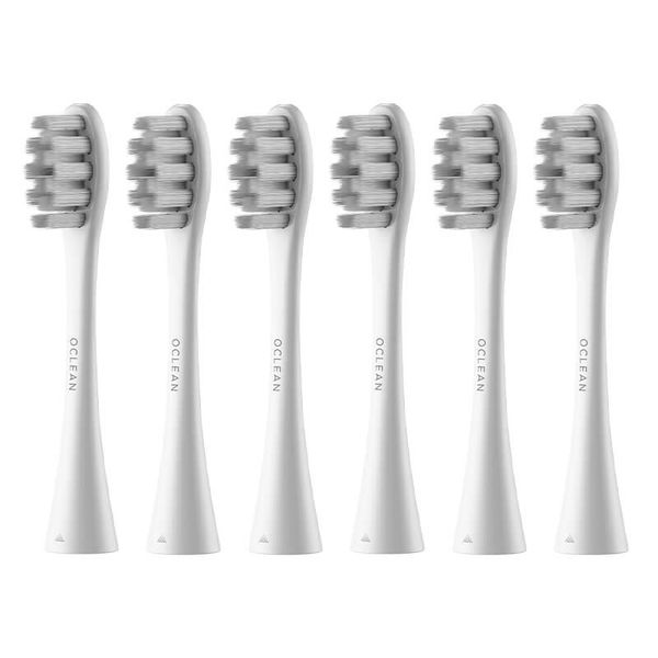 Насадка для зубної електрощітки Oclean P1S12 W06 Gum Care Brush Head White (6 шт) (6970810552263) 6970810552263 фото