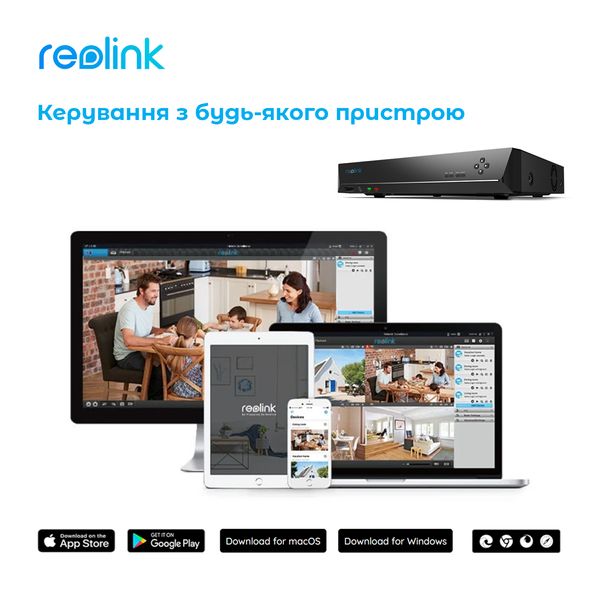 Відеореєстратор Reolink RLN8-410 без HDD RLN8-410 без HDD фото