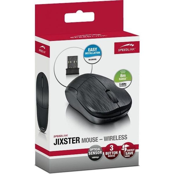 Миша бездротова Speed Link Jixster Black (SL-630010-BK) SL-630010-BK фото