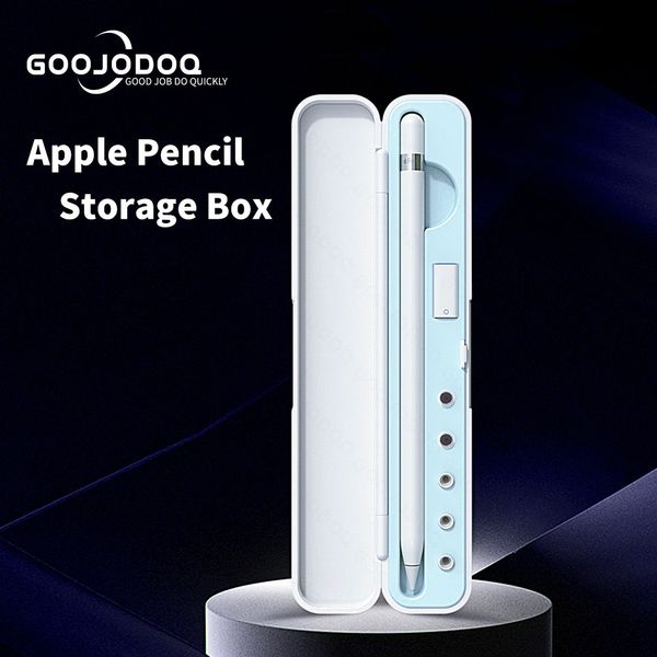 Кейс Goojodoq для стілуса Apple Pencil (1-2 покоління) Blue (1005002239585031BL) 1005002239585031BL фото