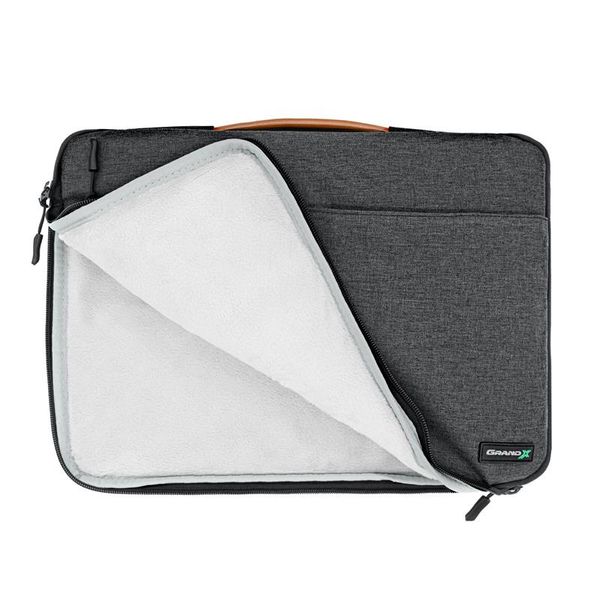 Чохол-сумка для ноутбука Grand-X SLX-15D 15" Dark Grey SLX-15D фото