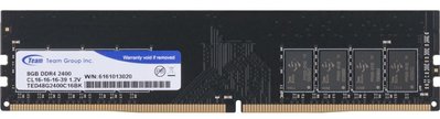 Модуль пам`яті DDR4 8GB/2400 Team Elite (TED48G2400C1601) TED48G2400C1601 фото