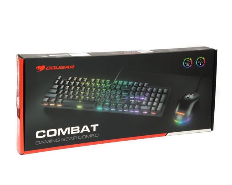 Комплект (клавіатура, мишка) Cougar Combat COMBAT фото