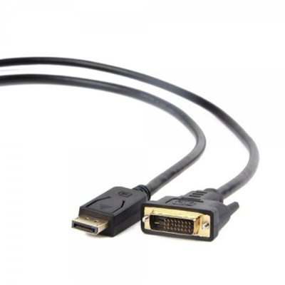 Кабель Cablexpert DisplayPort - DVI (М/М), 1.8 м, чорний (CC-DPM-DVIM-6) CC-DPM-DVIM-6 фото