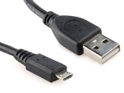 Кабель Cablexpert USB - micro USB V 2.0 (M/M), 0.5 м, чорний (CCP-mUSB2-AMBM-0.5M) CCP-mUSB2-AMBM-0.5M фото
