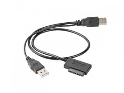 Адаптер Cablexpert USB - Slim SATA II (M/M), 0.5 м, чорний (A-USATA-01) A-USATA-01 фото